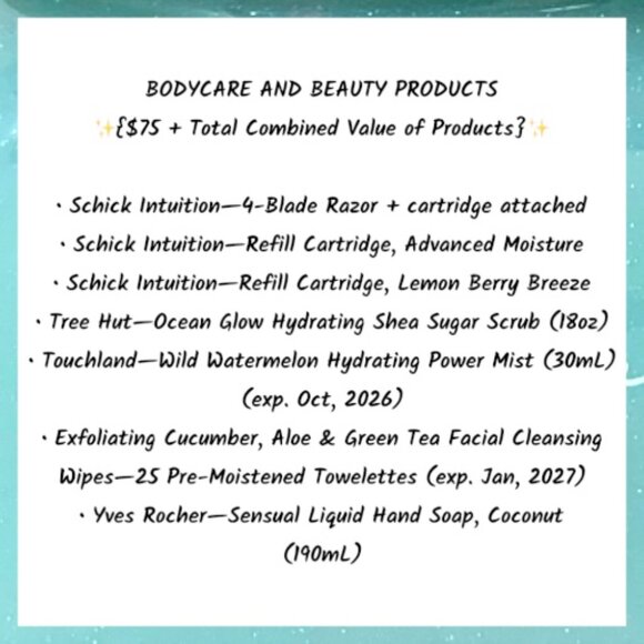 Sephora & Ulta & Schick Intuition Bundle—7pc BodyCare Set ✨$75+ Value✨ - Picture 2 of 8